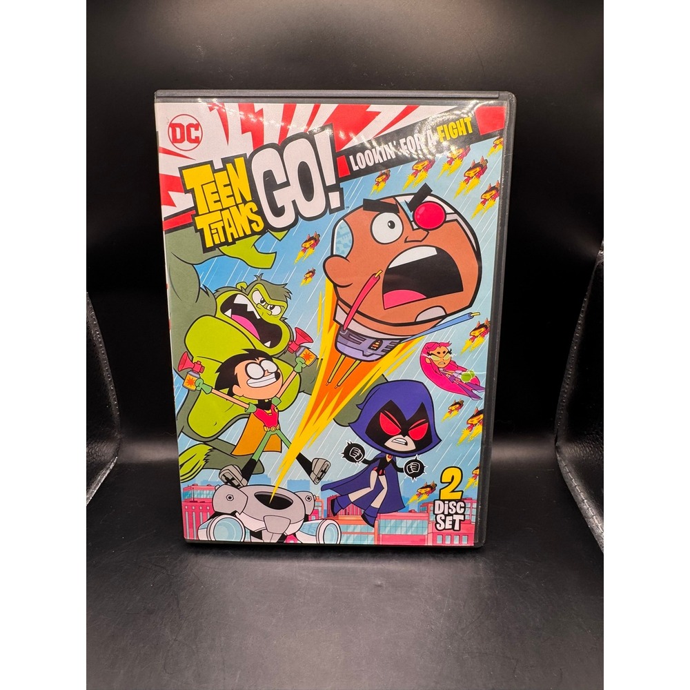 Teen Titans Go DVD Lot Complete 1st Season Lo-Tech Heroes Lookin For A Fight DC - Picture 6 of 9